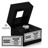 Sun Belt Officials 2024 Championship Black Window Ring Box