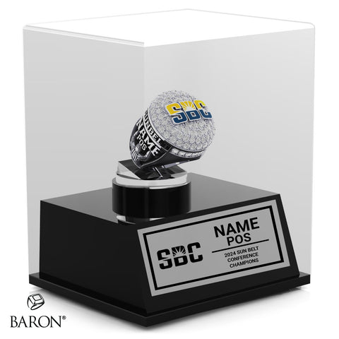 Sun Belt Officials 2024 Championship Display Case
