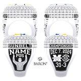 Sun Belt Officials 2024 Championship Ring - Design 1.1