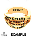 Naismith Basketball Hall of Fame - Class of 2024 Friends and Family  Entwine Ring - Design 9.1
