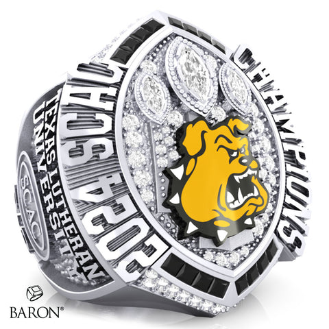 Texas Lutheran University Football 2024 Championship Ring - Design 4.2