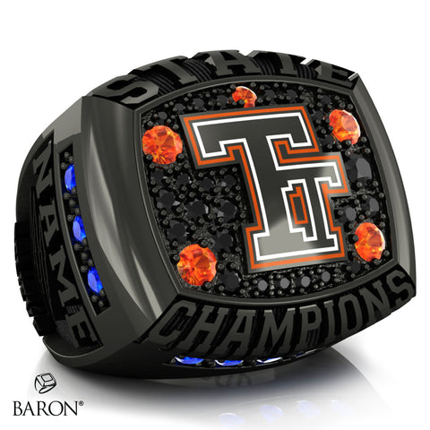 Taos Tiger High School Varsity Cheer 2025 Championship Ring - Design 1.5