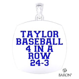 Taylor High School Baseball 2025 Championship Ring Top Pendant - Design 3.5