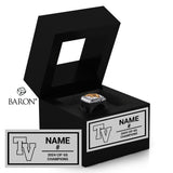 Temecula Valley Boys Basketball 2024 Championship Black Window Ring Box