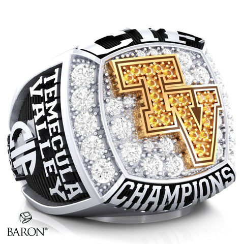 Temecula Valley Girls Lacrosse 2024 Championship Ring - Design 1.6