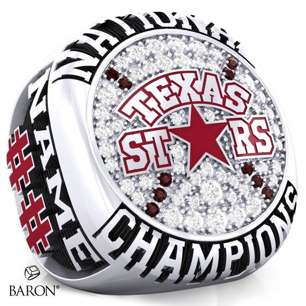 Texas Stars NAFA Softball Championship Ring - Design 1.2