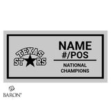 Texas Stars NAFA Softball Championship Black Window Ring Box