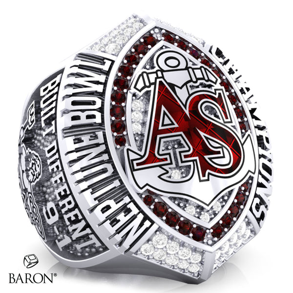 The Apprentice School Football 2022 Championship Ring - Design 2.3