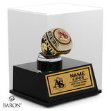 The Apprentice School Football Championship Display Case