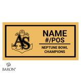 The Apprentice School Football Championship Black Standard Window Ring Box