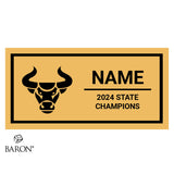 The Branson School Girls Cross Country 2024 Championship Black Window Ring Box
