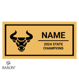 The Branson School Girls Cross Country 2024 Championship Black LED Ring Box
