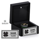 Stingray Allstars Green Cheer 2025 Championship Black LED Ring Box
