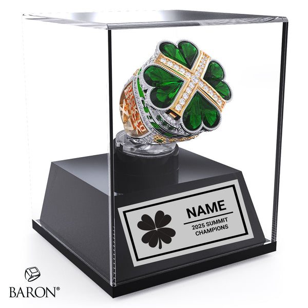 Stingray Allstars Green Cheer 2025 Championship Display Case