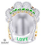 Stingray Allstars Green Cheer 2025 Championship Ring - Design 2.4