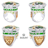 Stingray Allstars Green Cheer 2025 Championship Ring - Design 2.4
