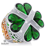 Stingray Allstars Green Cheer 2025 Championship Ring - Design 2.4