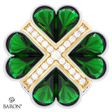 Stingray Allstars Green Cheer 2025 Championship Ring - Design 2.4
