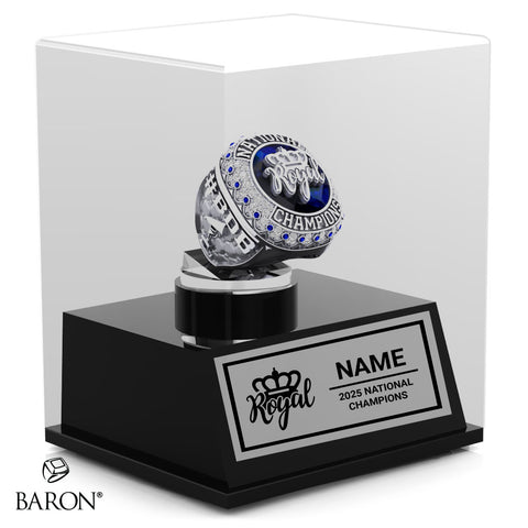 The Stingray Allstars Royal Queens 2025 Championship Display Case