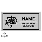 The Stingray Allstars Royal Queens 2025 Championship Black Window Ring Box