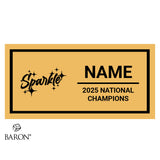 The Stingray Allstars Marietta Sparkle 2025 Championship Black Standard Window Ring Box