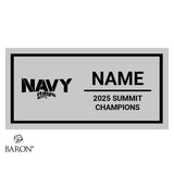 Stingray Allstars Navy Cheer 2025 Championship Black Standard Window Ring Box