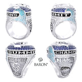 Stingray Allstars Navy Cheer 2025 Championship Ring - Design 1.5