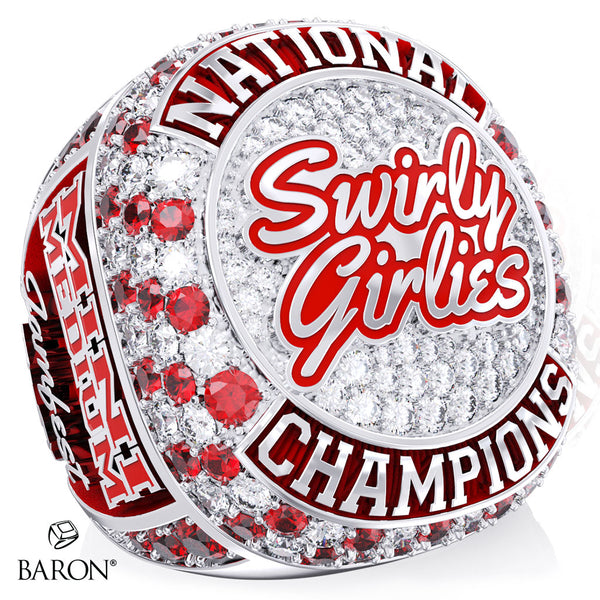 Stingray Allstars Peppermint Cheer 2025 Championship Ring - Design 1.2