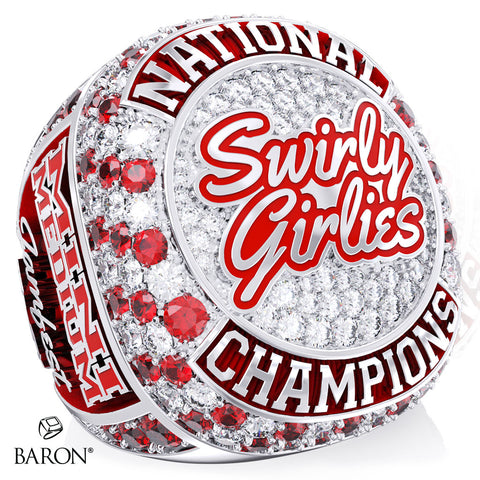 Stingray Allstars Peppermint Cheer 2025 Championship Ring - Design 1.2
