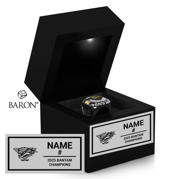 Triboro Titans Hockey 2025 Championship Black LED Ring Box