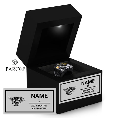 Triboro Titans Hockey 2025 Championship Black LED Ring Box