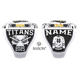 Triboro Titans Hockey 2025 Championship Ring - Design 4.1