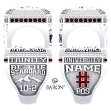 Trinity University Football 2023 Championship Ring - Design 1.3