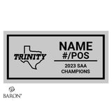 Trinity University Football 2023 Championship Display Case