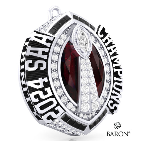 Trinity University Football 2024 Championship Ring Top Pendant - Design 1.2