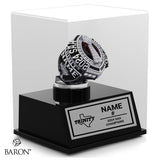 Trinity University Football 2024 Championship Display Case
