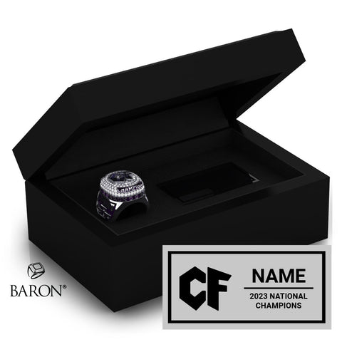 Twilight Cheer CF 2023 Championship Black Standard Window Ring Box
