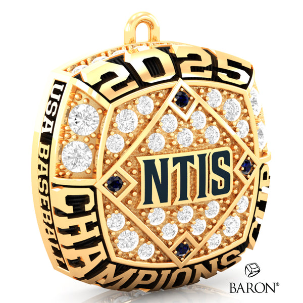 USA Baseball NTIS Champions Cup 2025 Championship Ring Top Pendant - Design 1.3