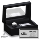 USA Hockey Adult Men's and Women's National Championship 2026 Black Standard Window Ring Box
