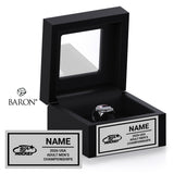 USA Hockey Adult Men's and Women's National Championship 2026 Black Window Ring Box