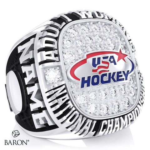 USA Hockey Adult Women's National Championships 2026 Commemorative Ring - Design 1.2