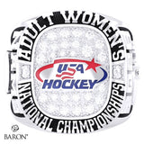 USA Hockey Adult Women's National Championships 2026 Commemorative Ring - Design 1.2