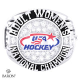 USA Hockey Adult Women's National Champion 2026 Championship Ring - Design 2.1