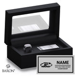USA Hockey Pond Hockey Championship 2026 Championship Black Standard Window Ring Box