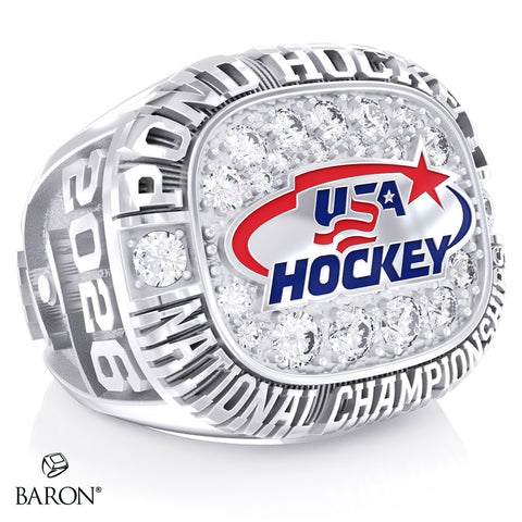 USA Hockey Pond Hockey Championship 2026 Commemorative Ring - Design 1.3