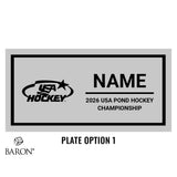 USA Hockey Pond Hockey Championship 2026 Championship Black Window Ring Box