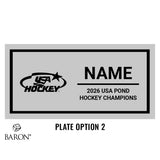 USA Hockey Pond Hockey Championship 2026 Championship Black Standard Window Ring Box