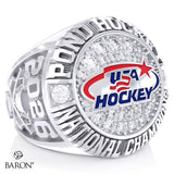 USA Hockey Pond Hockey Championship 2026 Championship Ring - Design 2.3
