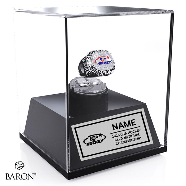 USA Hockey Sled National Championship 2026 Championship Display Case