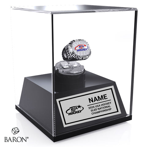 USA Hockey Sled National Championship 2026 Championship Display Case